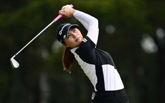 今季10戦8度の予選落ち　元トップアマ新垣比菜が暫定4位の好発進「大怪我せずできた」