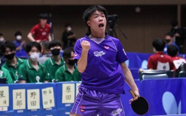 優勝懸かる最終戦　中央大、明治大が1番シングルス制す＜春季関東学生卓球リーグ戦男子速報＞