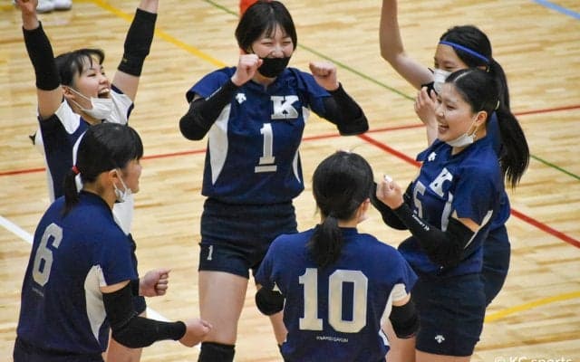 【バレーボール部女子】大大谷大にストレート勝ち