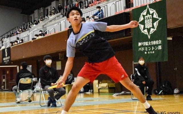 【バドミントン部男子】豊口が接戦を制し、ベスト８進出！