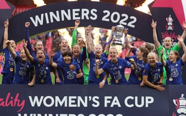 FAカップ決勝で敗れたチェルシー、女子が翌日に女子FAカップで優勝し2冠達成《女子FAカップ》