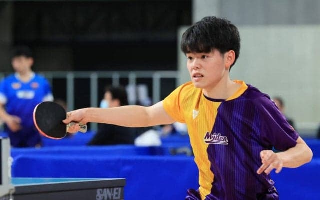 谷垣佑真、岡山リベッツと契約更新　インターハイ3冠王が今季もTリーグ参戦