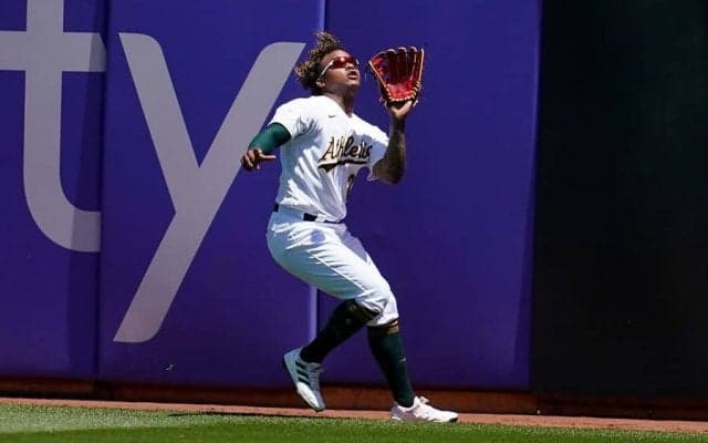 MLB外野手が守備中の芝生で拾った意外な落とし物　米注目「ポケットに入れてプレー中」
