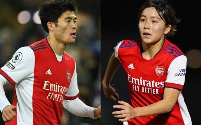 冨安健洋と岩渕真奈が着用するアーセナルの新ユニフォームが発表！ アディダスになって初の“襟付き”に！