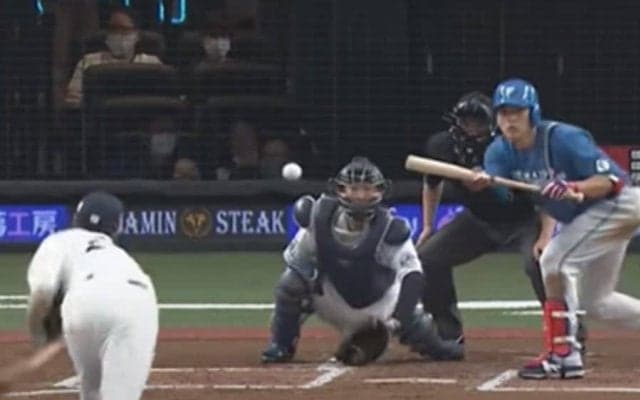 捕手まんまと騙され唖然「意外と決まる」　“新庄奇策”が100万再生「騙し合いも作戦」