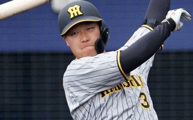 阪神大山、9回2死から起死回生の同点2ラン　“あと1球”の窮地から甲子園大熱狂