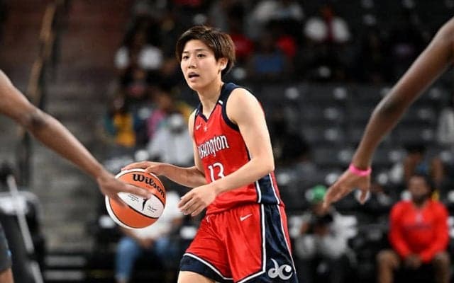 町田瑠唯、約9分の出場で3アシストを記録…ミスティックスが接戦を制す