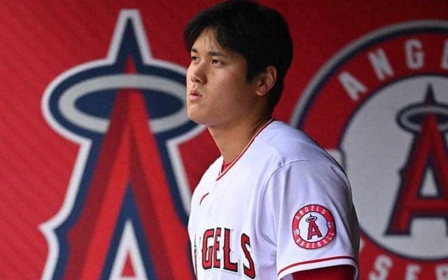 大谷翔平の打席で起きた「大爆笑」が日米で話題「教科書の落書き」「海苔みたいな髭」