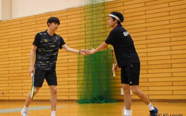 【バドミントン部男子】ダブルスでは３組がベスト８進出！