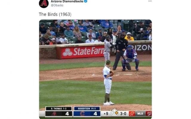 MLBで中継画面に突然起きた驚きの展開　緊迫の9回に「この映像はびっくり」の理由とは