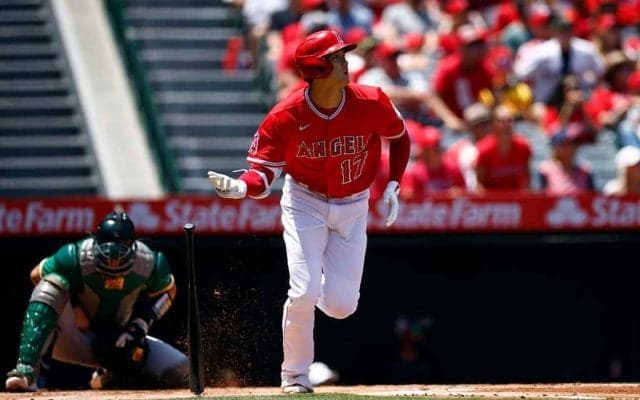 【MLB】大谷翔平、飛距離135メートル“特大”9号先頭打者弾　「日米通算150本塁打」達成