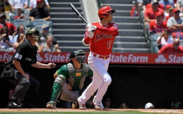 150号大谷翔平、今季最長135m弾に米放送席は“伝説の一撃”重ねる「超ドデカい一発だ」