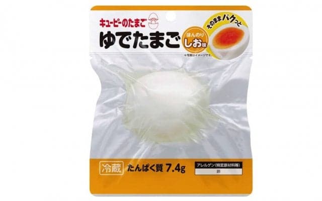 キユーピーから味つきゆで卵が登場。殻ナシですぐ食べられる