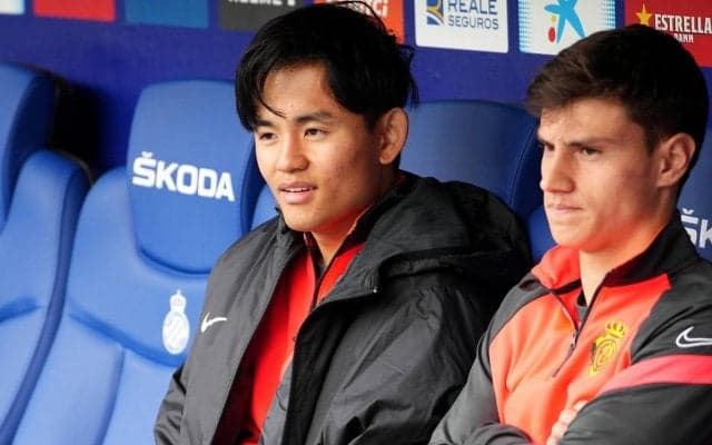 「タケ嬉しそうで良かった」マジョルカの残留決定弾で久保建英らがベンチ飛び出し激走！「アギーレはウインク」