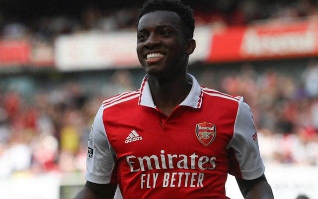 頭角を表すアーセナルFWエンケティア、肉体の変化に英紙着目