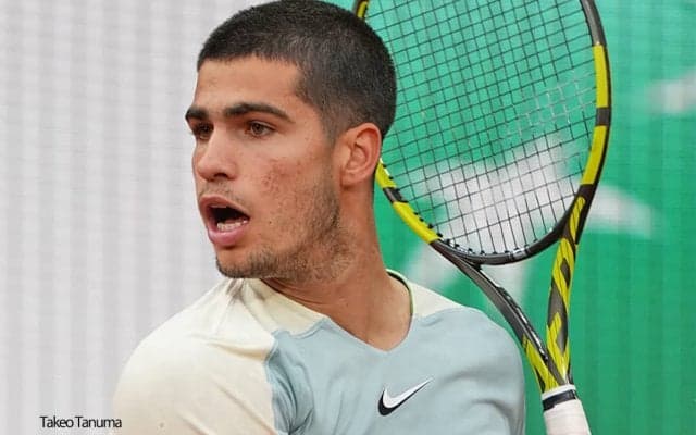 優勝候補の19歳アルカラス、成功の秘訣は「自分を信じること」[全仏オープン]