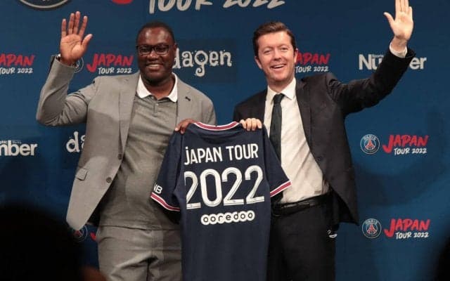 PSGが7月に来日！アンバサダーのキングカズが一緒にプレーしたいのは「ネイマール」、レジェンド・エムボマ氏は「20kgも太りすぎた(笑)」