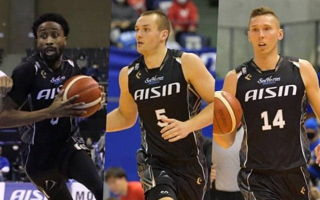 三河がジョナサン・オクテウス、カイル・コリンズワース、ジェロード・ユトフの退団を発表