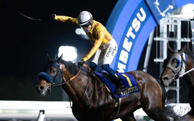 【北海道スプリントC】落合「プレッシャー感じていた」ダンシングプリンスが逃げ切りV