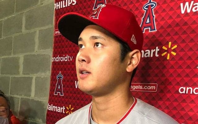 【MLB】大谷翔平、投球の癖が出ていた？　記者質問に苦笑い「向こうに聞かないと」　一問一答