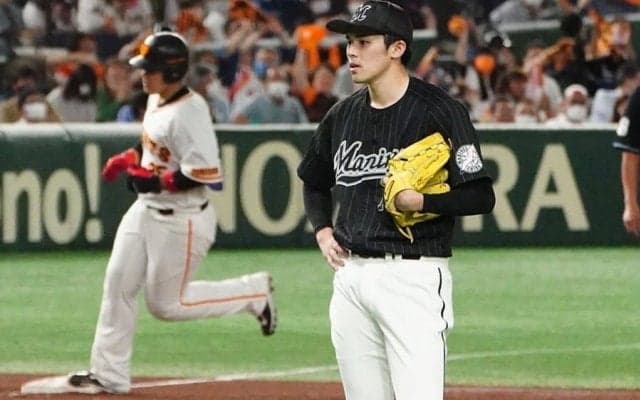 佐々木朗希が今季初被弾　岡本和真に2ラン許す　64イニング、打者233人目でついに