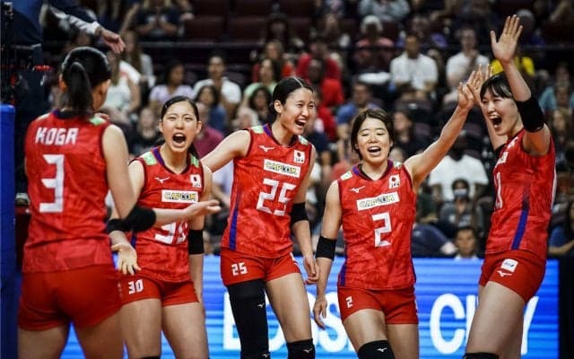 井上26得点の活躍　女子日本代表3連勝　VNL2022