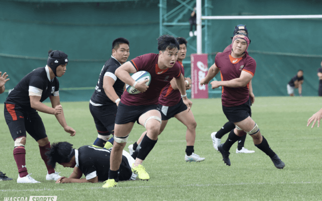 後半で追い上げを見せ、上智大に勝利！