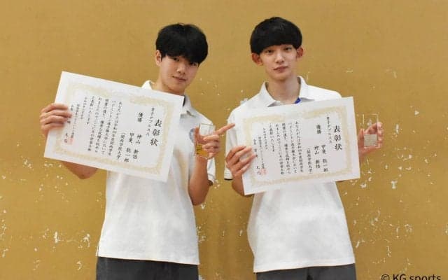 【バドミントン部男子】甲斐聡・神山ペア、接戦制し関西優勝！