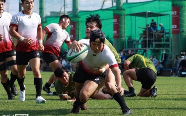 セットプレーを安定させ、44点差で大東大Ｂを下す