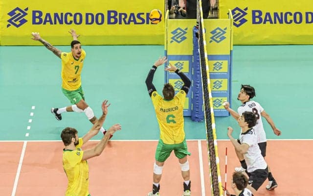 男子日本代表　ブラジルとの親善試合2戦目はフルセットで惜敗