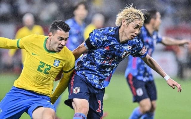 サッカー日本代表、ブラジル戦の「9段階評価」！超強豪国との戦いで「奮闘した選手」レアルDFと対峙した三笘薫の評価