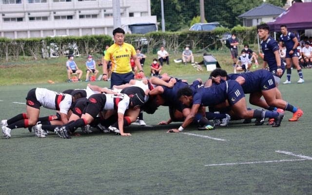 [ラグビー] 無敗３連勝！大量得点で成蹊大に大勝！