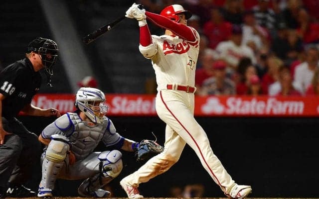 【MLB】大谷翔平、今季13号2ランは打球速度183キロの“高速”ロケット弾　初回にも適時二塁打で躍動