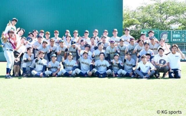 【硬式野球部】総合関関戦に僅差で敗れる