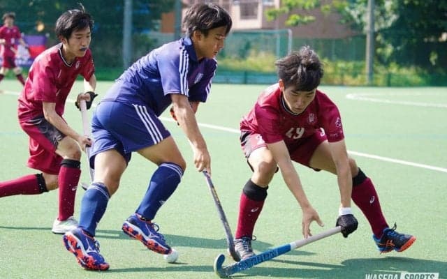 わずかに一歩及ばず　慶大に五位決定戦で悔しい敗北