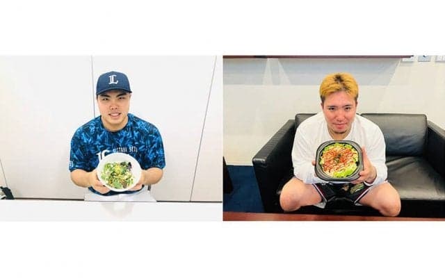西武が「平良海馬のグリーンタコライス」と「山川穂高のチキンケバブ丼」を17日新発売
