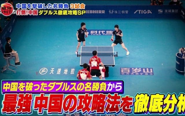 【公式】強いぞニッポン 打倒中国！ダブルス特集 中国をも脅かすニッポンダブルスに迫る
