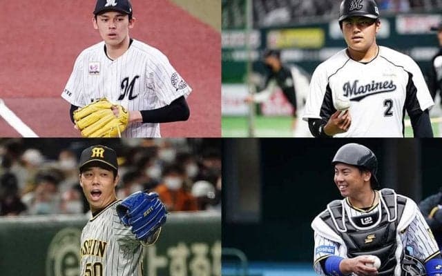 阪神・青柳＆梅野、ロッテ・佐々木朗＆松川が2か月連続受賞　5月度DAZN「最優秀バッテリー賞」