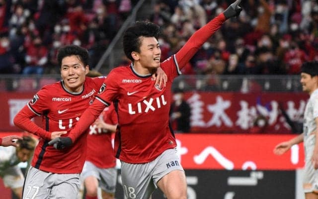 ケガで代表離脱の上田綺世が鹿島の全体練習に合流、J1再開の京都戦出場なるか