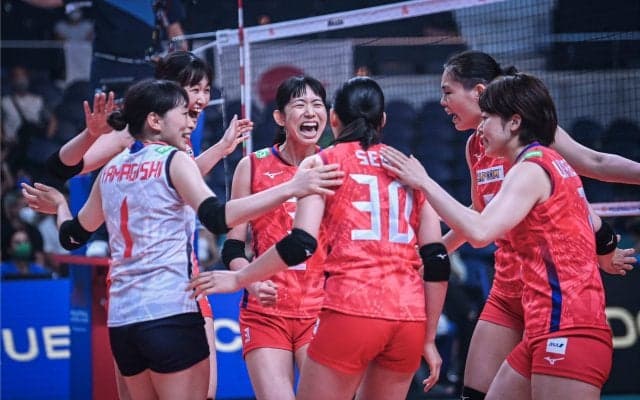 女子日本代表　負けなしの6連勝