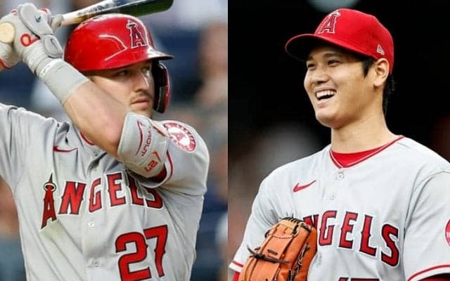 「文字通り２人だけで試合に勝った」大活躍の大谷翔平とトラウトのツーショットに「史上最強のデュオだ」と現地ファンも喝采