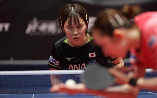 平野美宇 フルゲームの末に早田ひなを撃破！黄金世代対決を制してベスト8進出【卓球 WTTザグレブ】