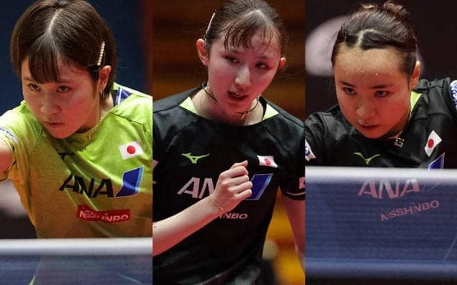 平野・早田・伊藤『黄金世代』の3人がオールストレート勝ちで初戦突破！【卓球 WTTザグレブ】
