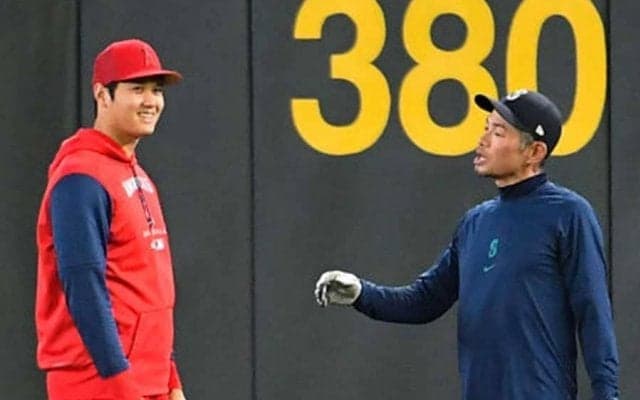 【MLB】大谷翔平は「顔とふくらはぎの太さおなじ」　屈強すぎてイチロー氏が「小さく見える」