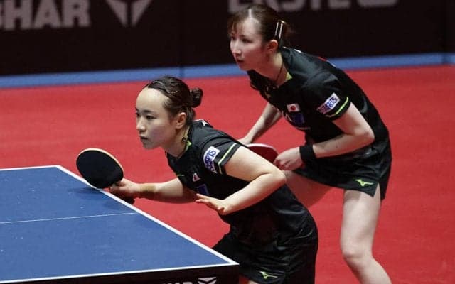 みまひな、優勝まであとひとつ！準決勝で中国若手ペアを下す【卓球 WTTザグレブ】