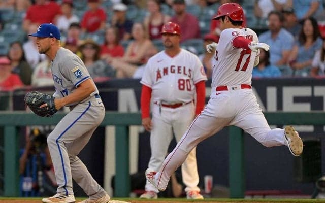 【MLB】大谷翔平、一塁までわずか4.1秒の“俊足”内野安打を記録も、エンゼルスは連勝「3」でストップ