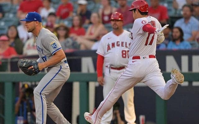 【MLB】大谷翔平の内野安打は「秒速9メートル」　快足を地元局称賛「ストライドが軽やか」