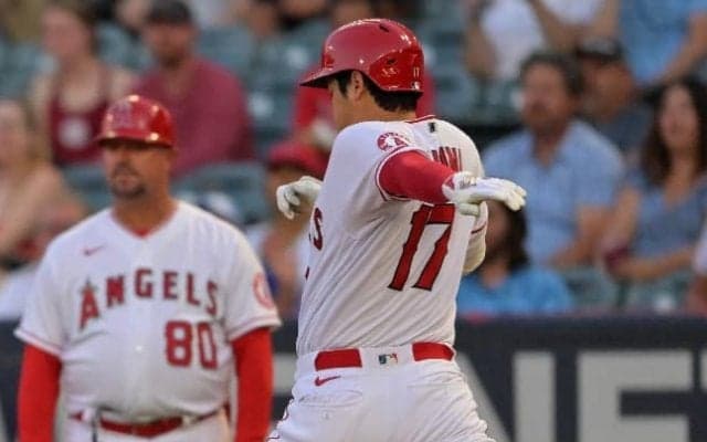 秒速９メートル？大谷翔平の速すぎる内野安打に現地解説も感嘆「ストライドが軽やか」