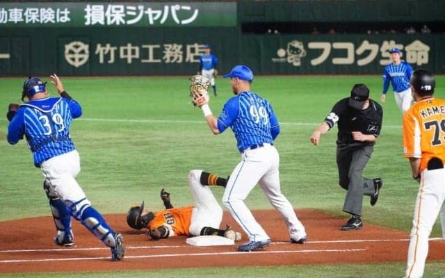 巨人・吉川、まさかの“珍アウト”にがっくり　一瞬の“色気”で暗転…本拠地どよめき