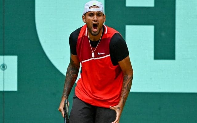 上り調子だったキリオスにアクシデント。腹部負傷で前哨戦の2回戦を棄権「ウィンブルドンへのリスクを冒したくない」[マヨルカ選手権]